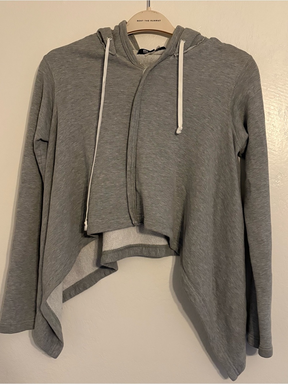 BLACK COMME des GARCONS Gray Cotton Pullover Hoodie Women’s L